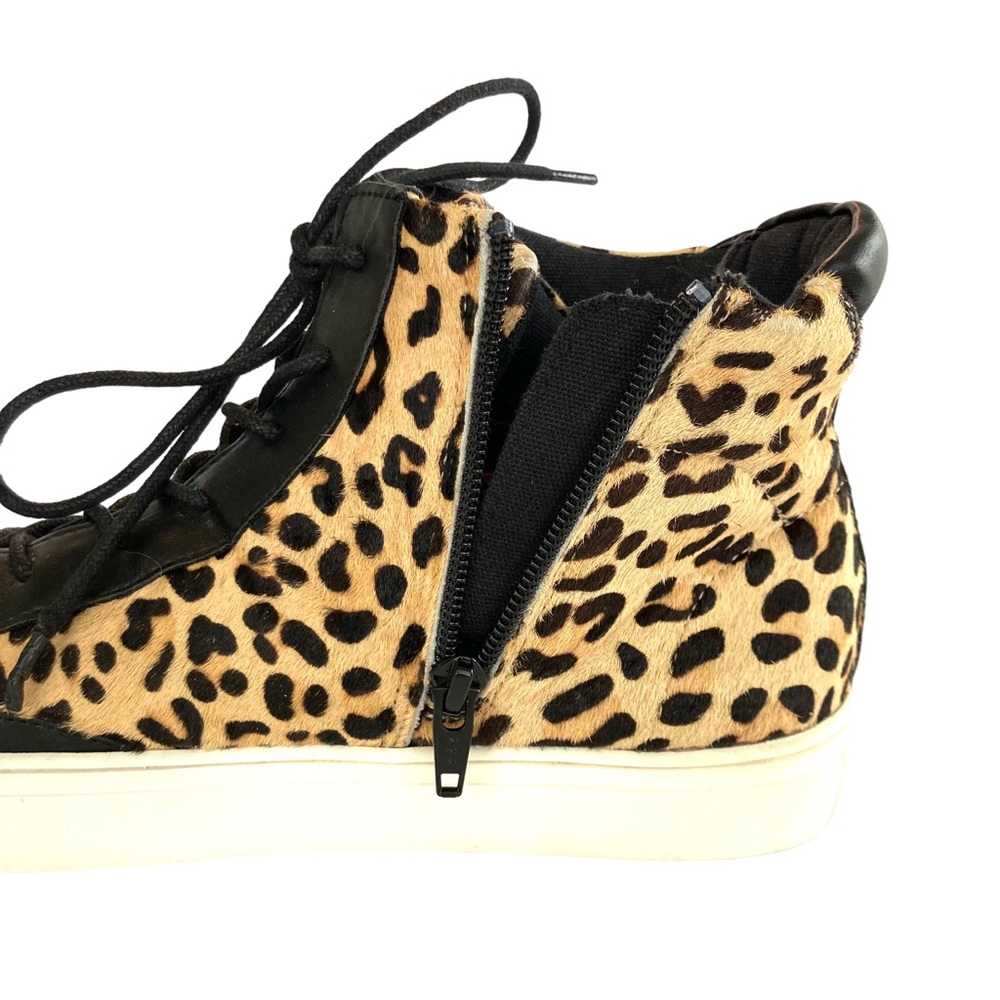 Coconuts by Matisse Women's Skylark leopard print high top sneaker, Sz 7.5 - Picture 7 of 14
